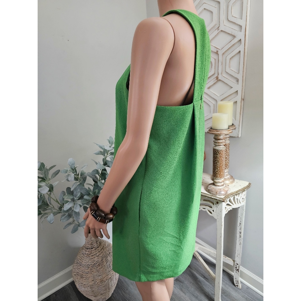 Trina Turk Felisha Green Halter Shift Dress Size 6